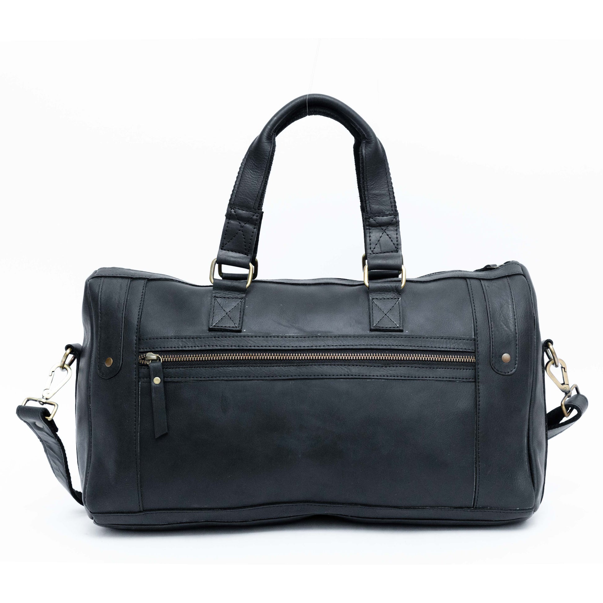 Classic Leather Overnight Bag – Durable & Elegant