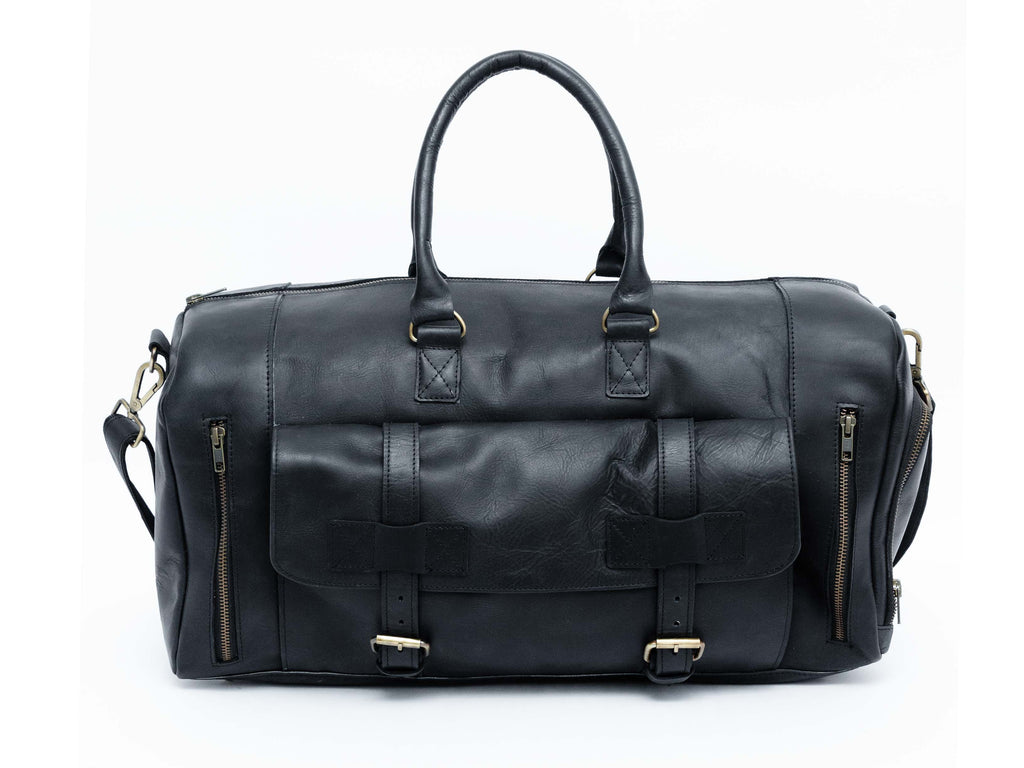 Premium Genuine Leather Duffle Bag – Timeless Travel Companion