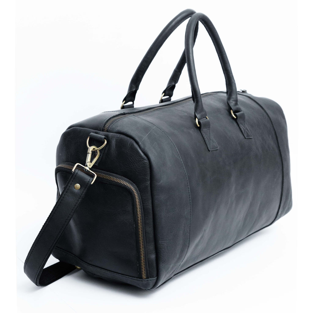 Premium Genuine Leather Duffle Bag – Timeless Travel Companion