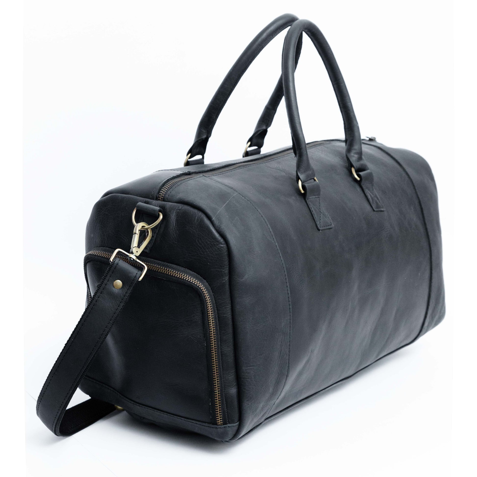 Premium Genuine Leather Duffle Bag – Timeless Travel Companion