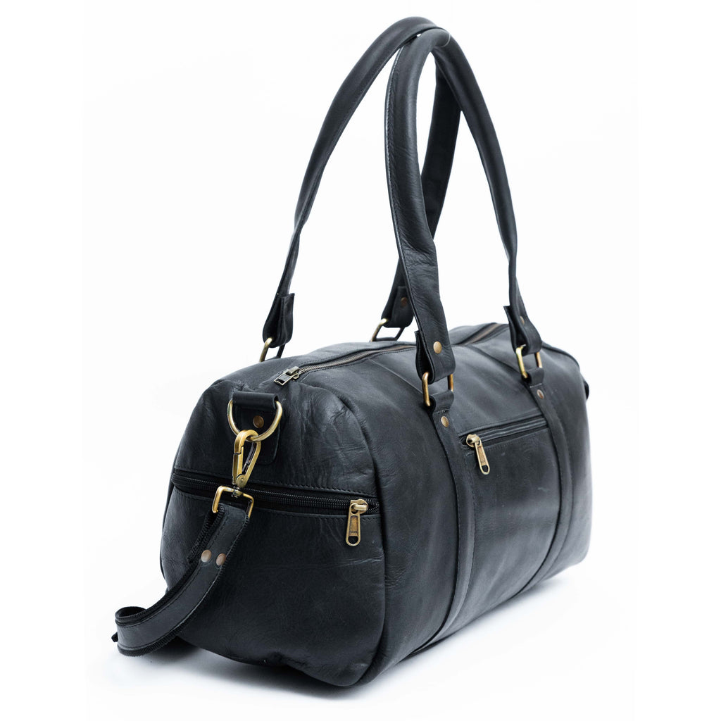 Unisex Leather Duffle – For Business or Weekend Trips