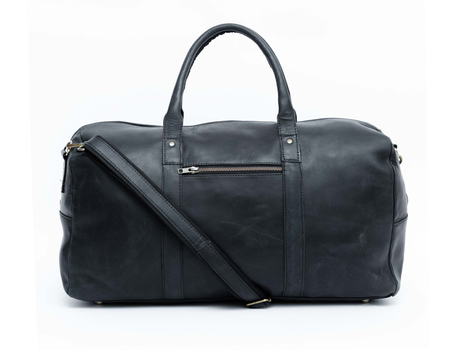 Unisex Leather Duffle – For Business or Weekend Trips