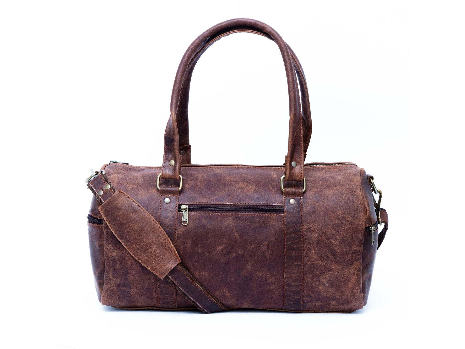 Genuine Leather Gym & Travel Duffle Bag for Men