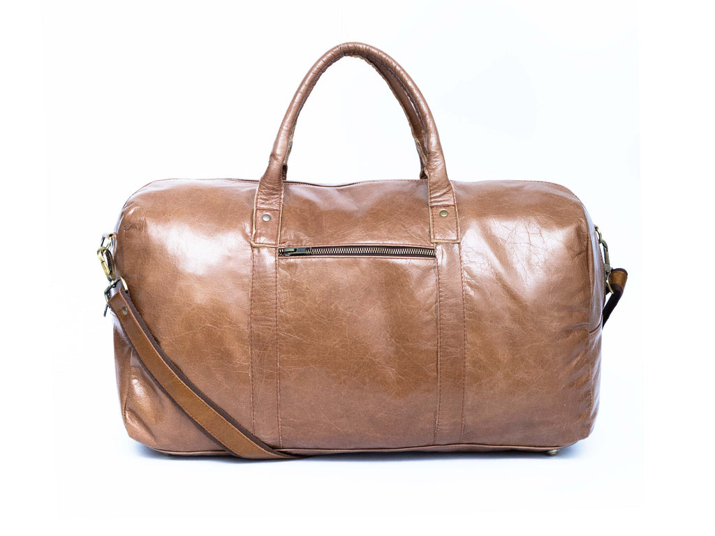 Unisex Leather Duffle – For Business or Weekend Trips