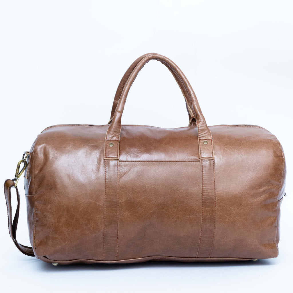 Unisex Leather Duffle – For Business or Weekend Trips