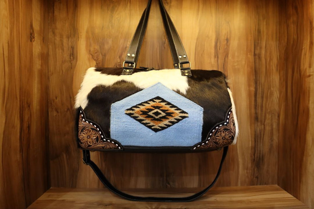 Premium Saddle Leather Duffle – Western Travel Gear