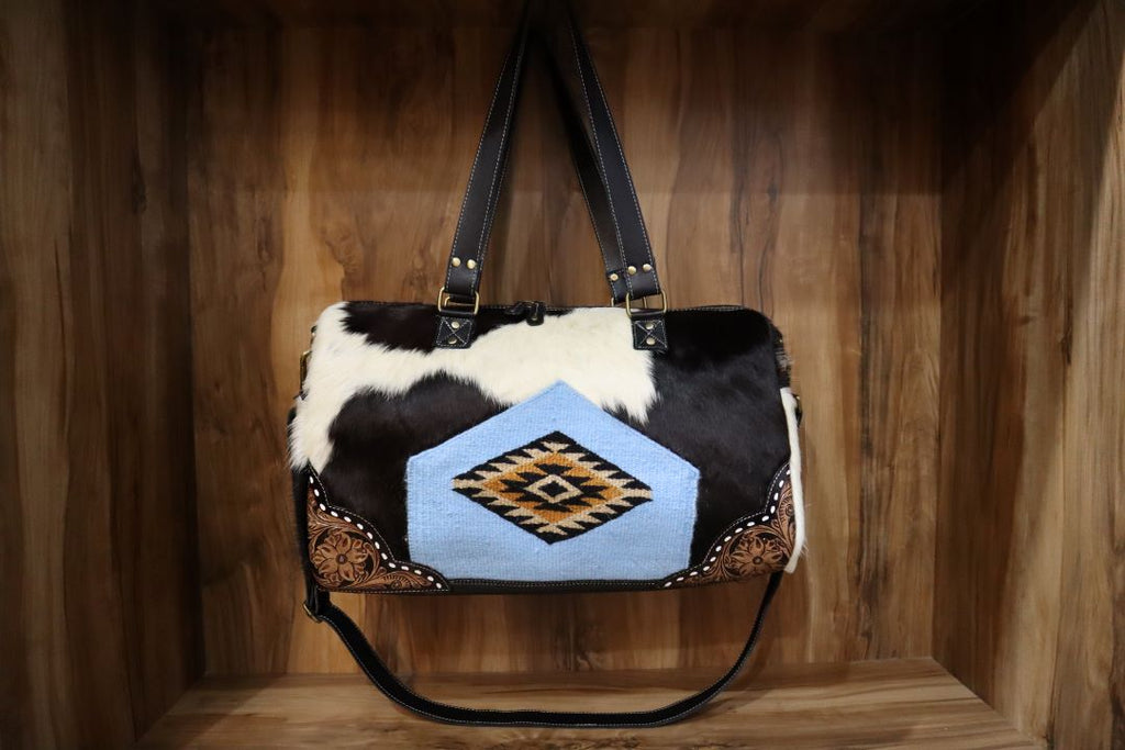 Premium Saddle Leather Duffle – Western Travel Gear