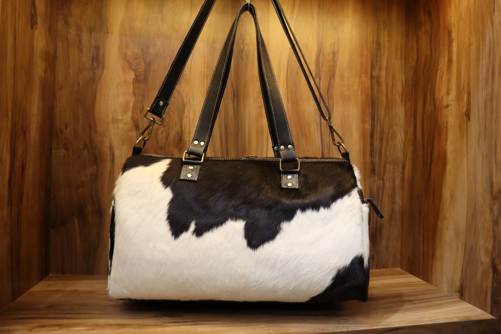 Premium Saddle Leather Duffle – Western Travel Gear