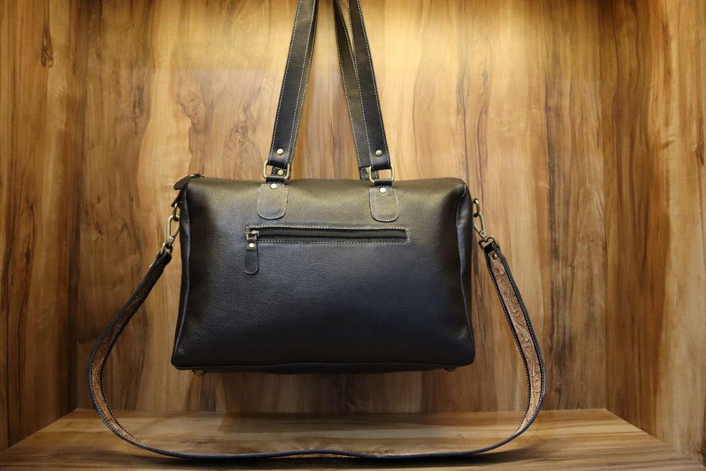 Cowhide Leather Duffle Bag – Hair-On Western Weekender