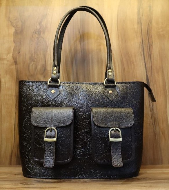 Genuine Leather Tote Bag – Timeless Everyday Carryall