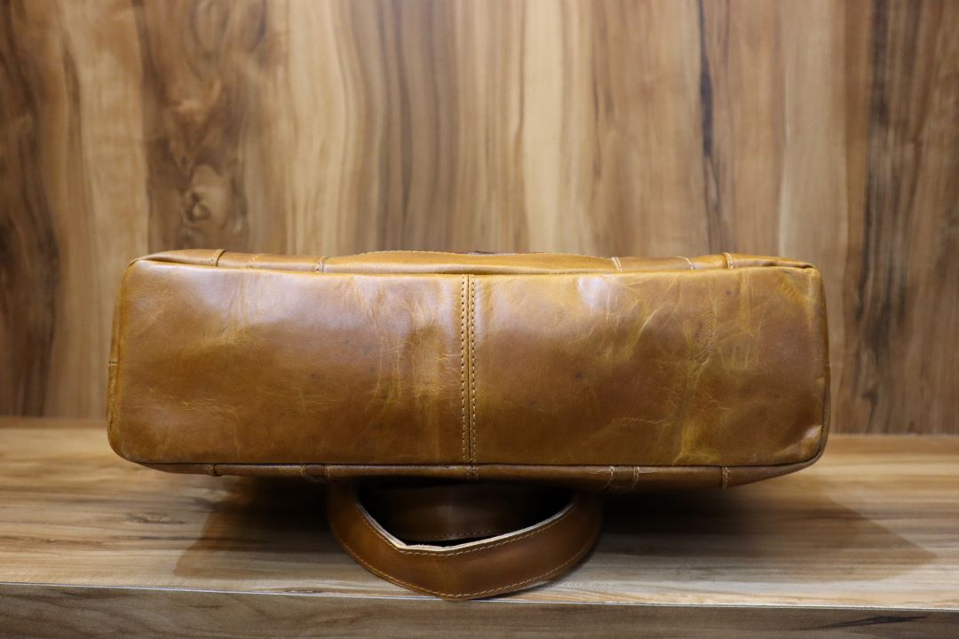 Women's Leather Tote Bag – Handmade Genuine Leather Shoulder Bag