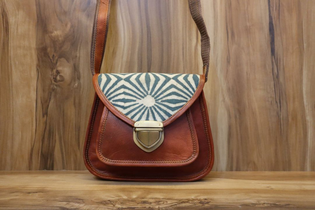 Classic Genuine Leather Crossbody Sling Bag