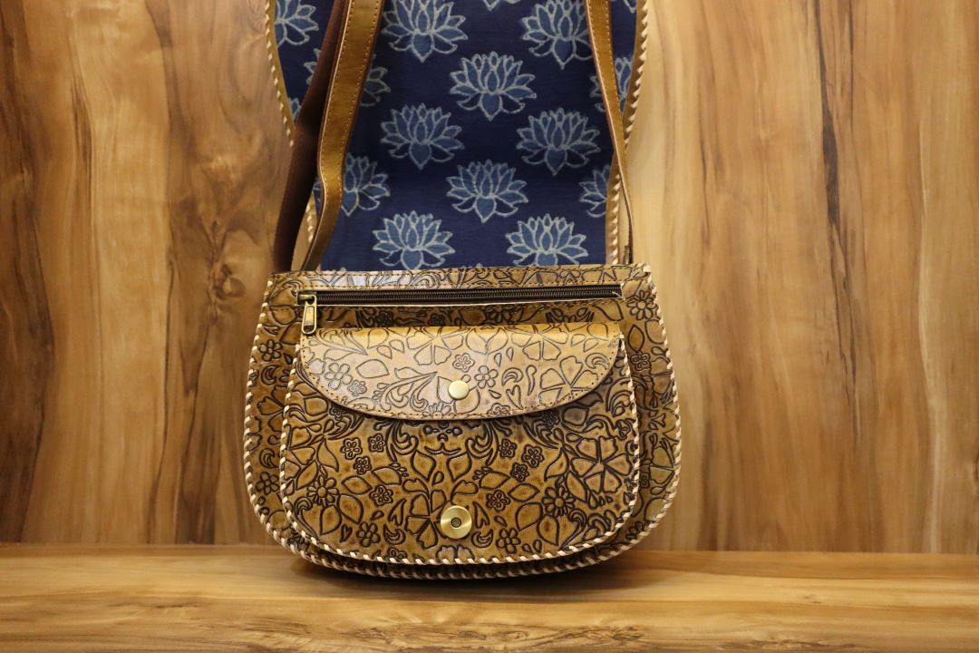 Premium Genuine Leather Sling Bag – Timeless & Durable