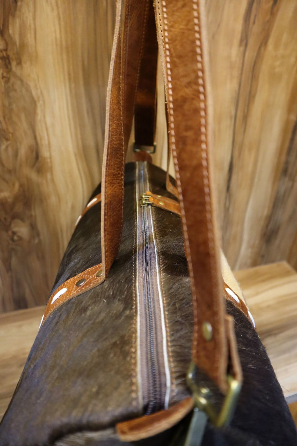 Premium Saddle Leather Duffle – Western Travel Gear