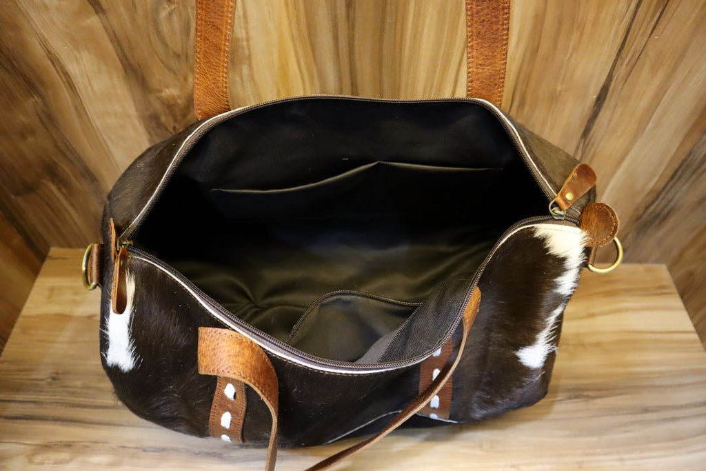 Premium Saddle Leather Duffle – Western Travel Gear