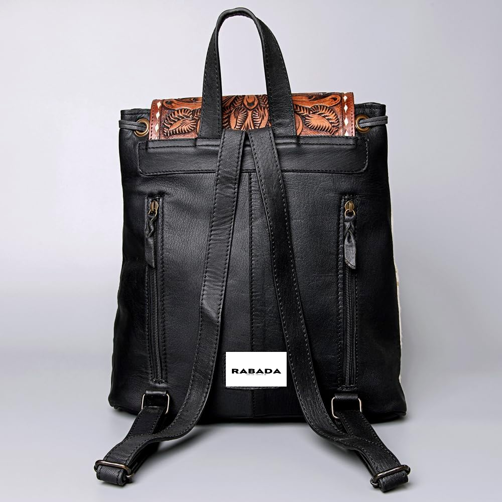 Western School Backpack – Durable Cowhide for Daily Use