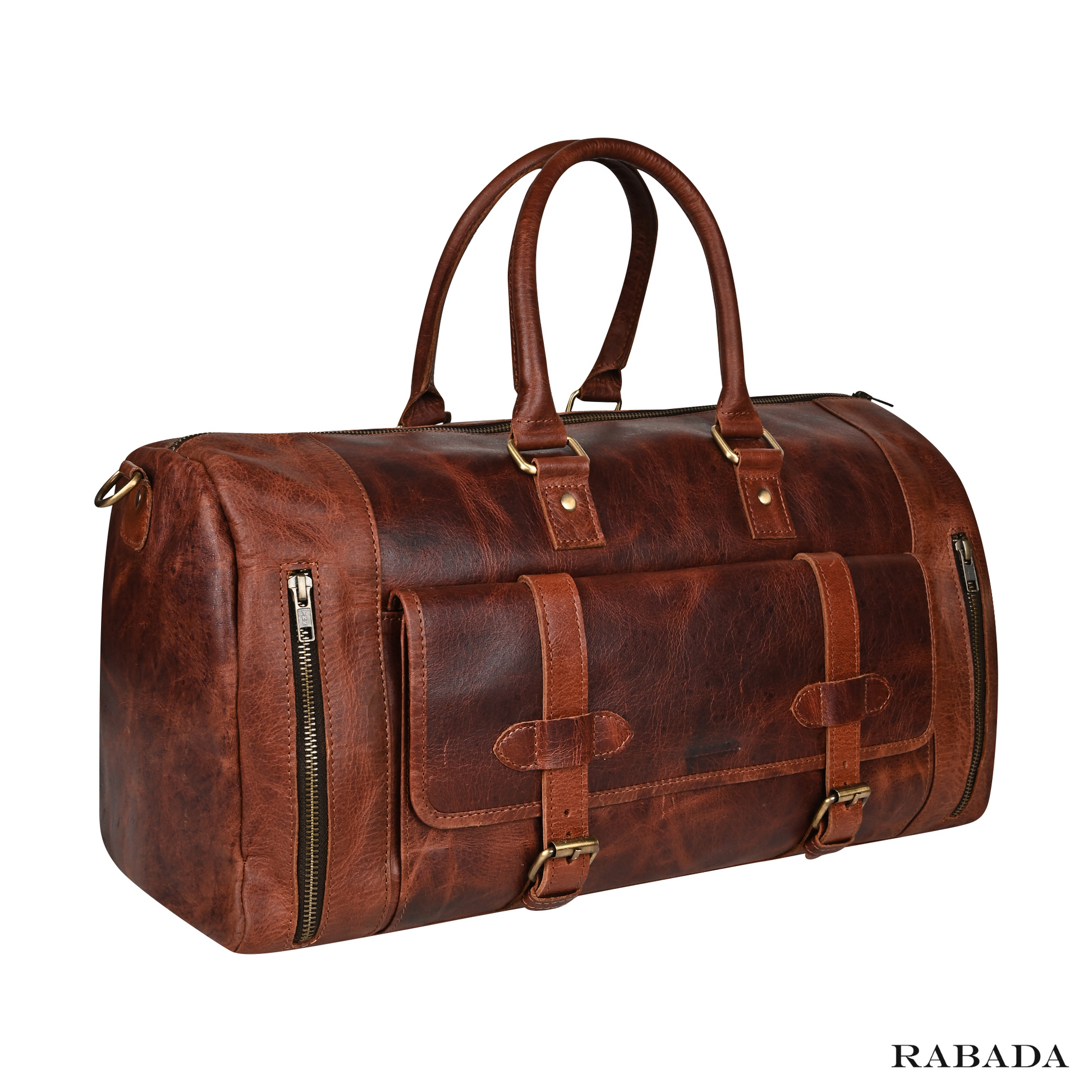 Classic Leather Overnight Bag – Durable & Elegant