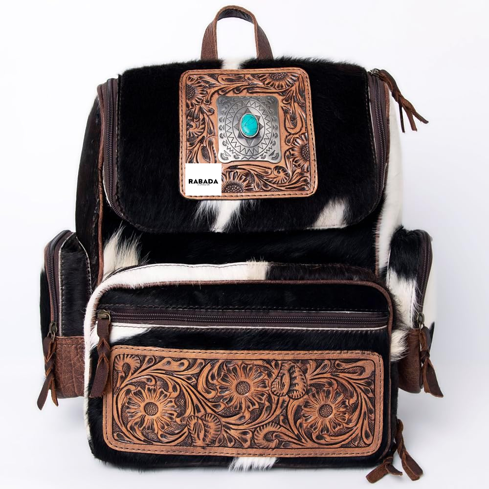 Western Leather Backpack – Vintage Cowboy Style