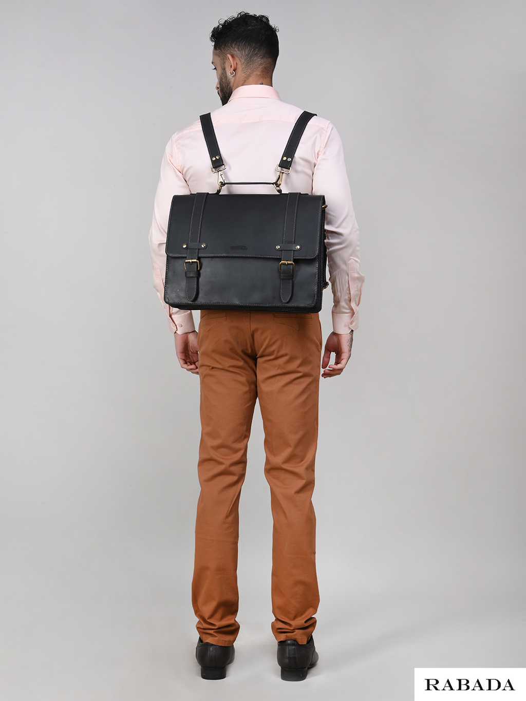 Buffalo Leather Crossbody Messenger Bag – Handmade, Durable & Classic