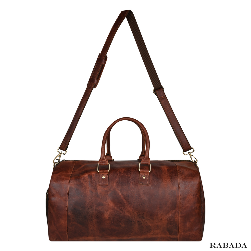 Classic Leather Overnight Bag – Durable & Elegant