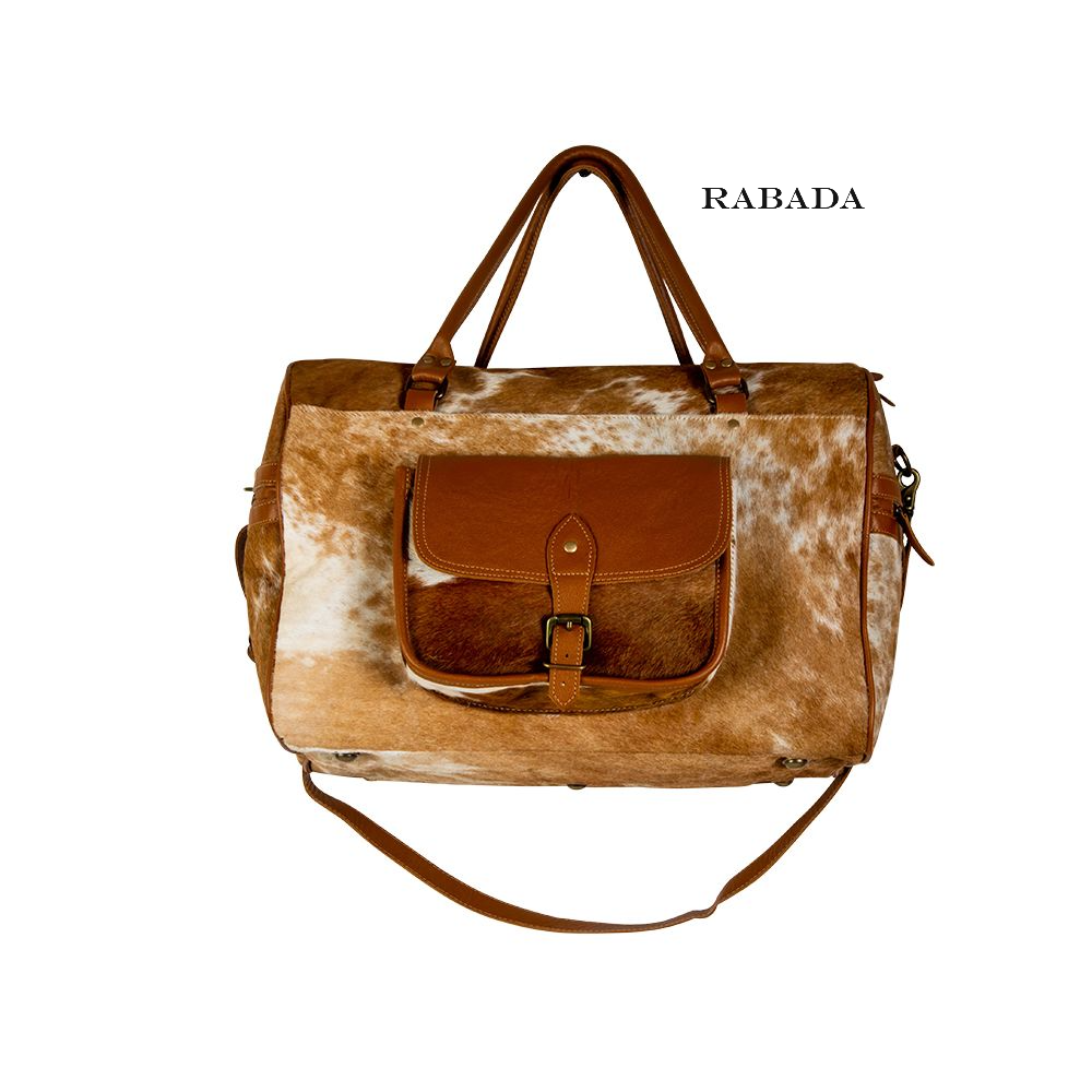 Handcrafted Cowhide Leather Duffle – Rodeo & Ranch Style Luggage