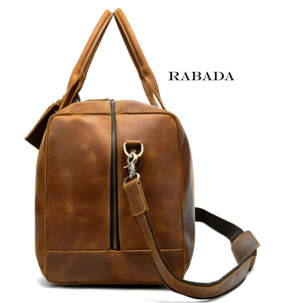 Premium Genuine Leather Duffle Bag – Timeless Travel Companion