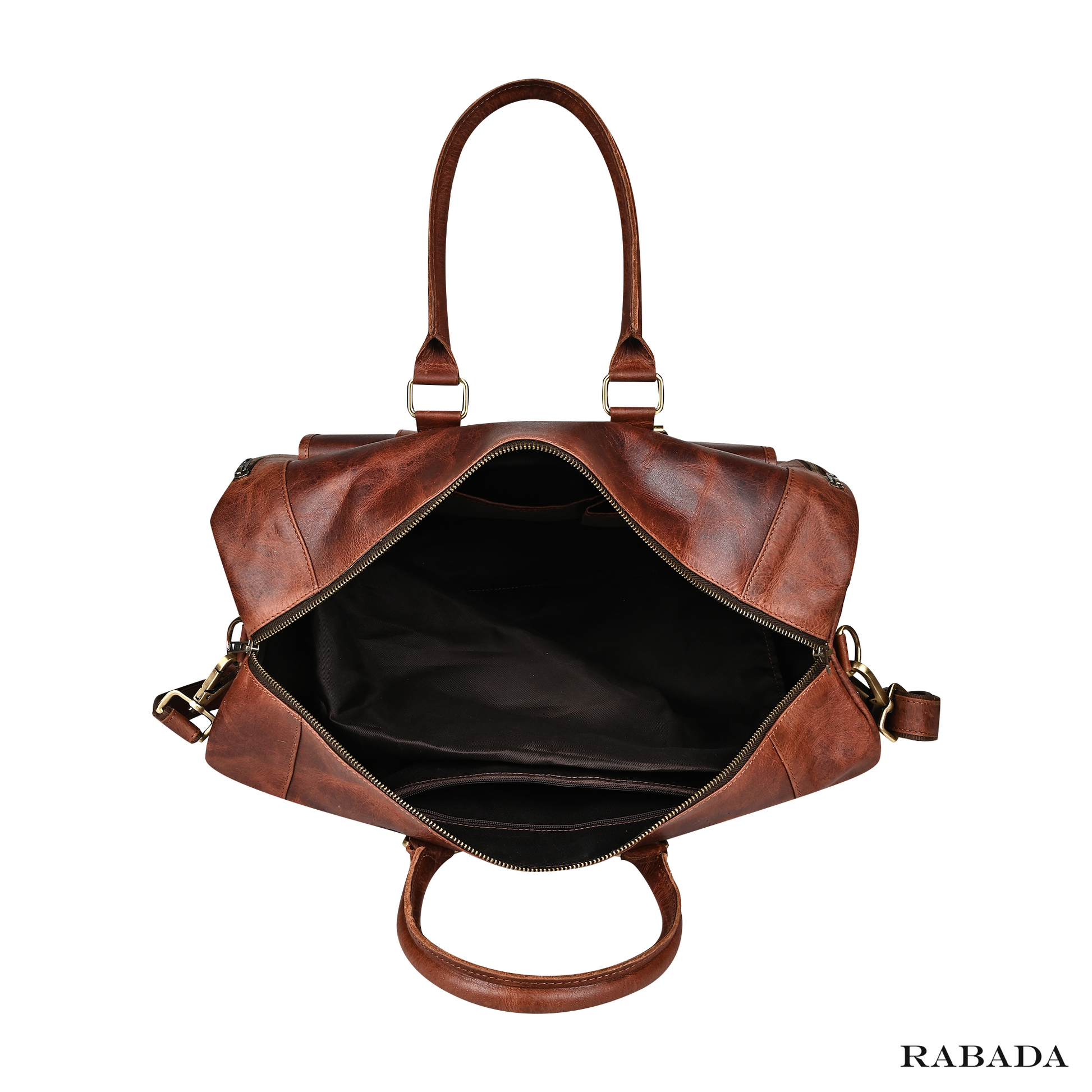 Classic Leather Overnight Bag – Durable & Elegant