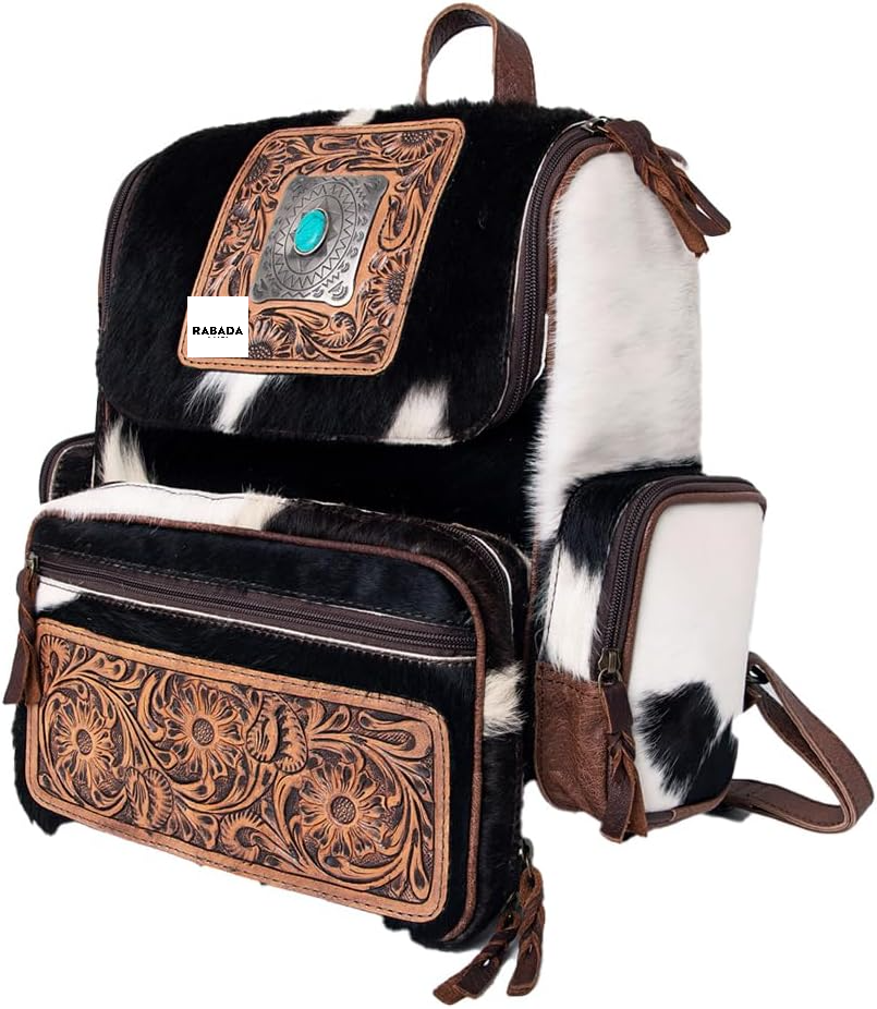 Western Leather Backpack – Vintage Cowboy Style