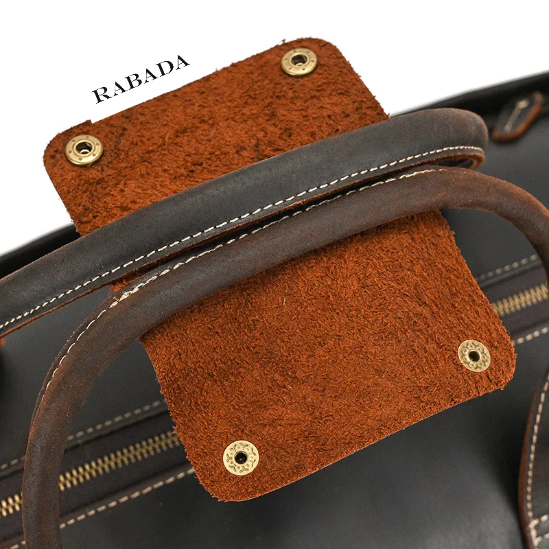 Men’s Leather Duffle Bag – Full Grain, Stylish, Durable