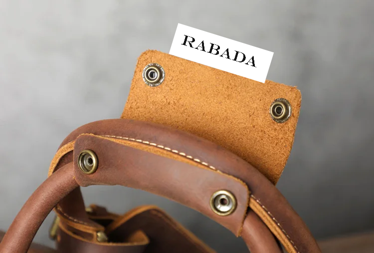 Vintage Style Genuine Leather Overnight Duffle Bag