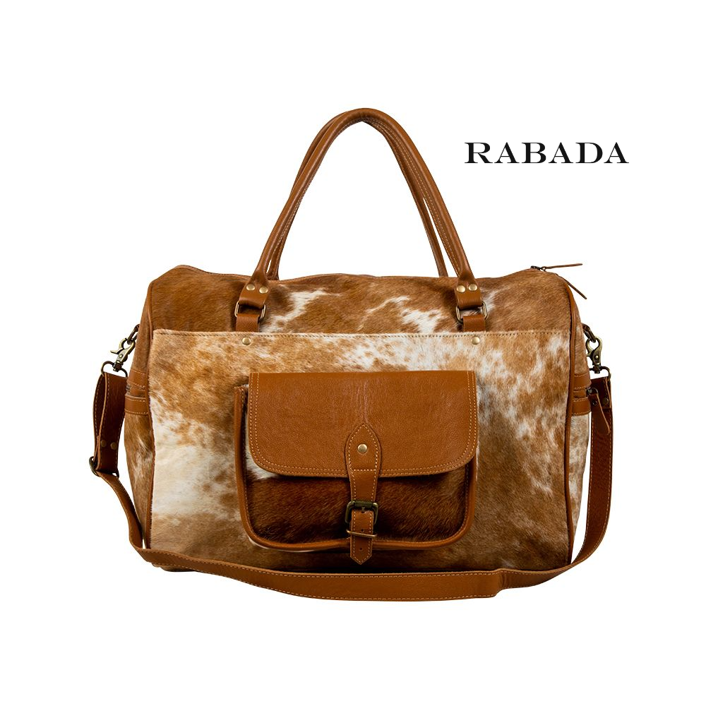 Handcrafted Cowhide Leather Duffle – Rodeo & Ranch Style Luggage