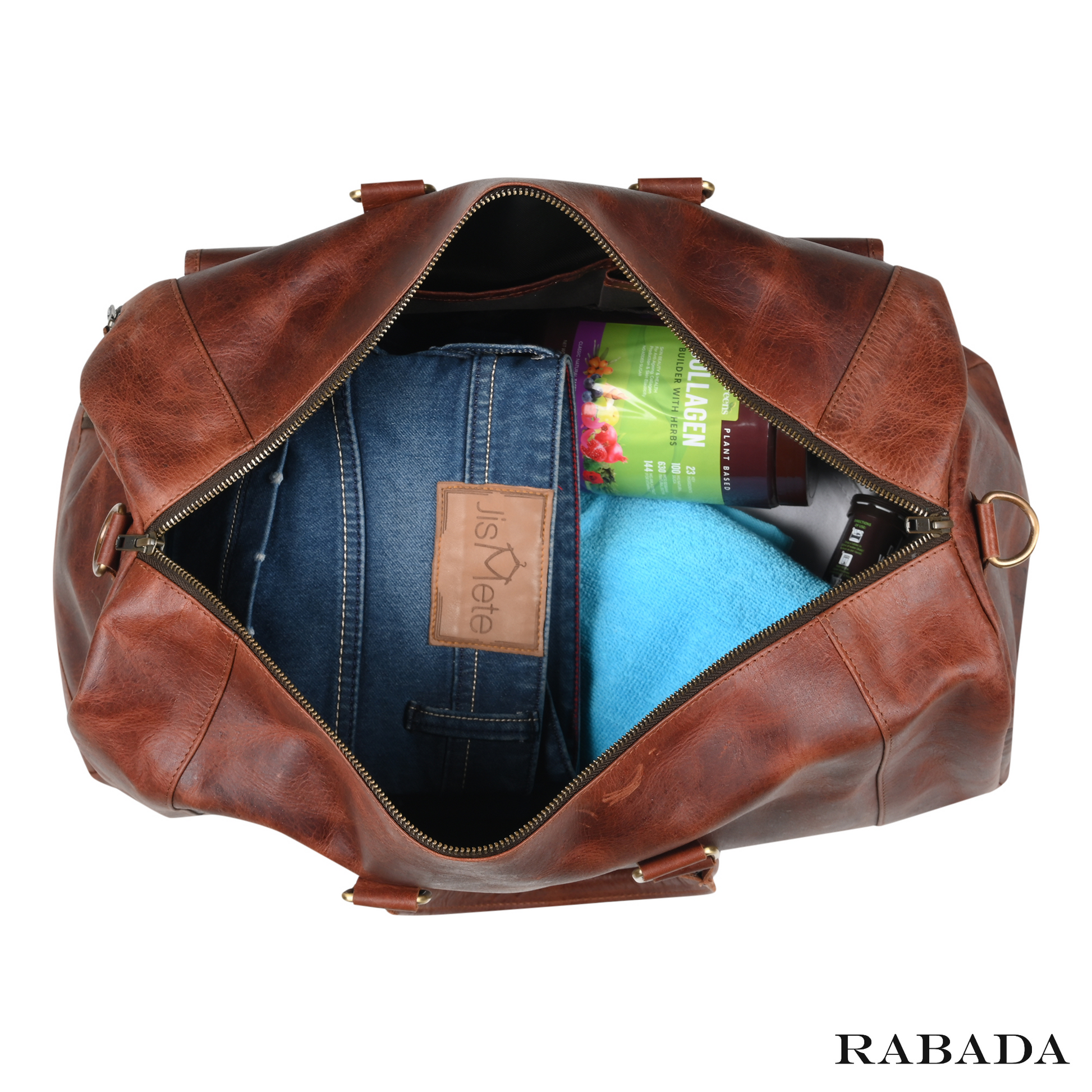 Classic Leather Overnight Bag – Durable & Elegant